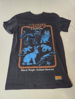 Steven Rhodes Adopt A Familiar Black Magic Animal Rescue T-shirt
